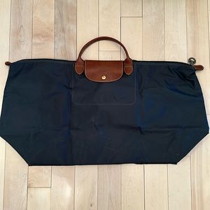 Longchamp duffle bag XL grey